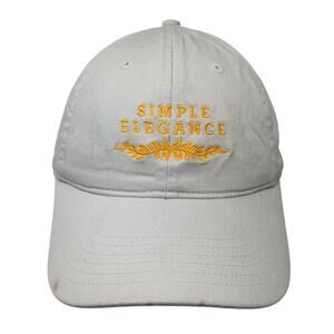 Simple Elegance Slideback Baseball Cap Gray One Size Adjustable Econscious